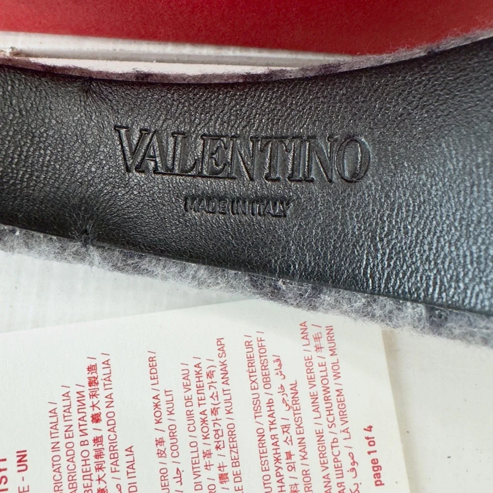 Valentino Garavani V Logo Wool Headband